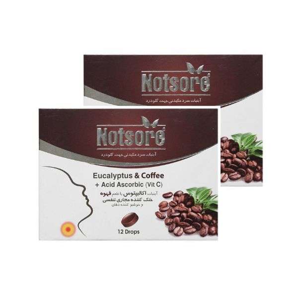 آبنبات سرد مکیدنی اکالیپتوس با طعم قهوه ناتسور مجموعه ۲ عددی