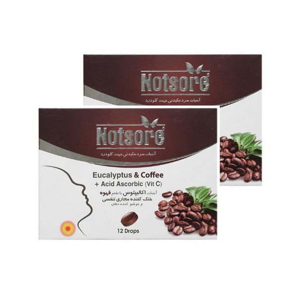 آبنبات سرد مکیدنی اکالیپتوس با طعم قهوه ناتسور مجموعه ۲ عددی