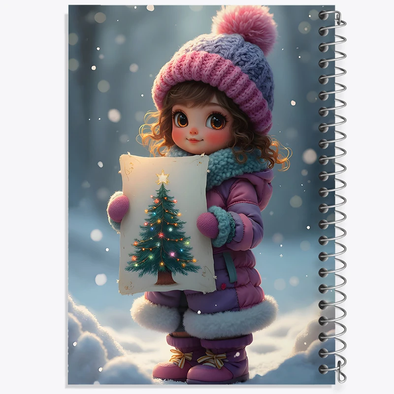 دفتر ژورنال نویسی 50 برگ خندالو مدل نقطه ای طرح دخترانه کد F8478