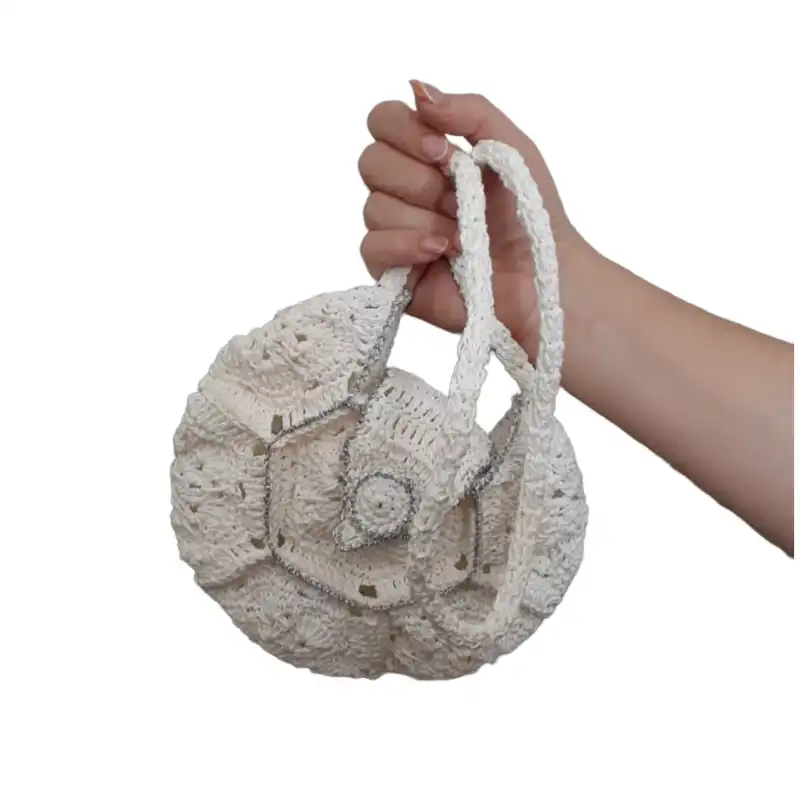 کیف بافتنی مدل ساحلی