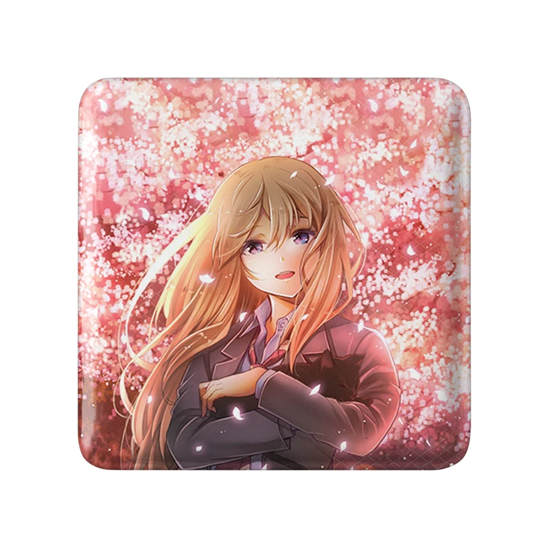 پیکسل خندالو طرح کائوری انیمه دروغ تو در آوریل مدل مربعی کد 32473