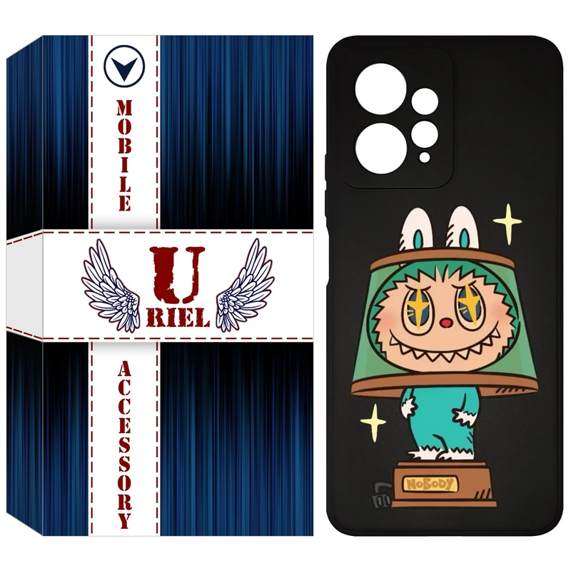 کاور یوریل قاب مدل KSH کد 126 طرح عروسک لبوبو مناسب برای گوشی موبایل شیائومی Redmi Note 12 4G