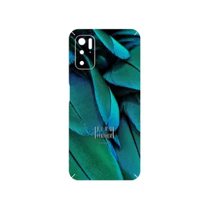 MAHOOT Green Feather Cover Sticker for Xiaomi Poco M3 Pro 5G