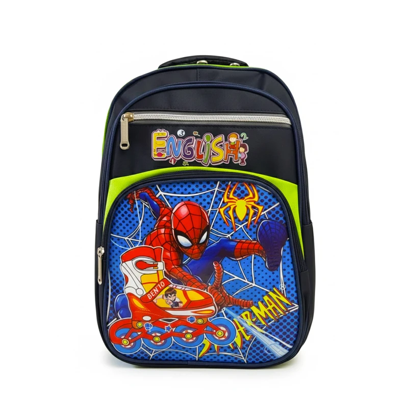 کوله پشتی مدرسه مدل مرد عنکبوتی