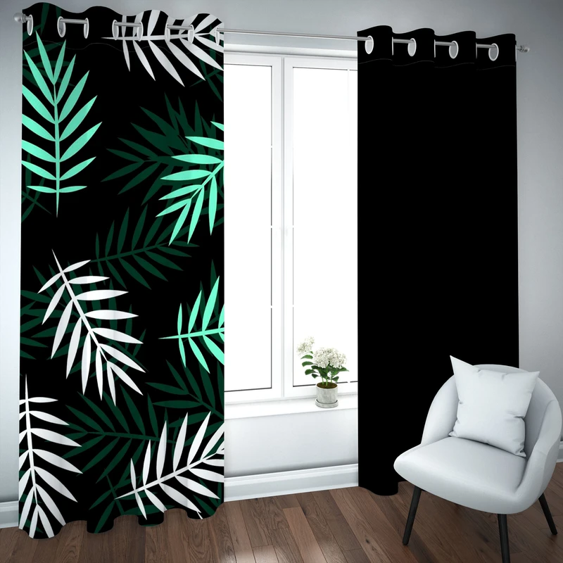 پرده مدل چاپی هازان سایز 300×150 سانتی متر 