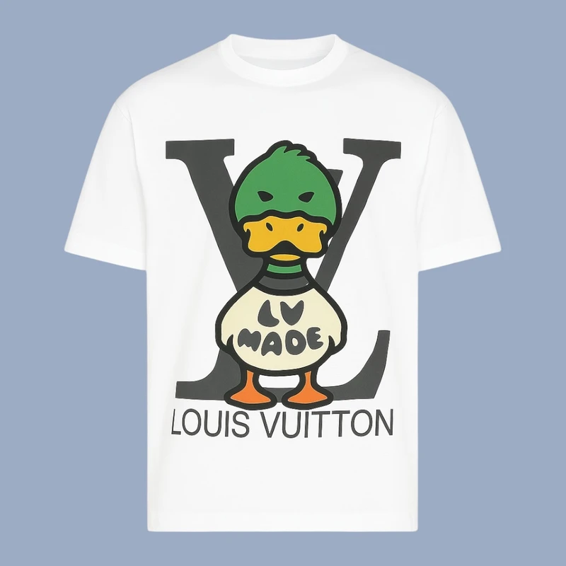 تی‌شرت لانگ آستین کوتاه زنانه مدل اردک خشمگین کد PJ1180