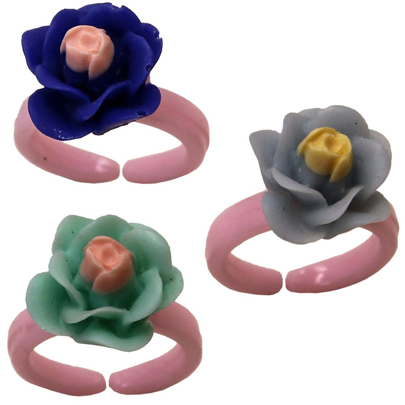 انگشتر دخترانه طرح گل کد RKH_1009 مجموعه 3 عددی انگشتر دخترانه طرح گل کد RKH_1009 مجموعه 3 عددی