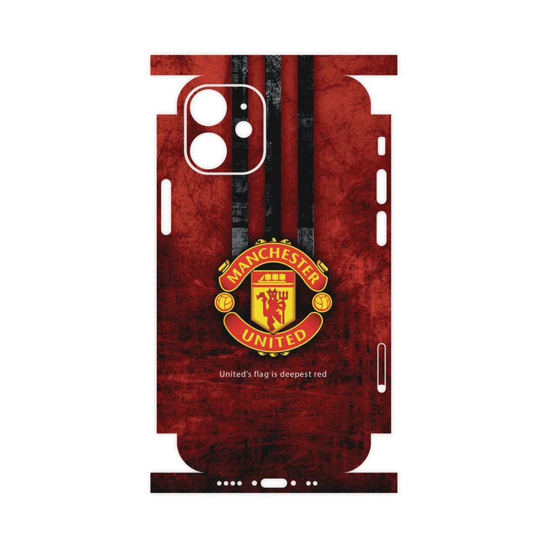 برچسب پوششی ماهوت مدل Manchester-United-FC-FullSkin مناسب برای گوشی موبایل اپل iPhone 12 mini