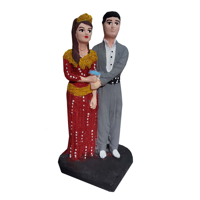 مجسمه مدل عروس داماد کد 54