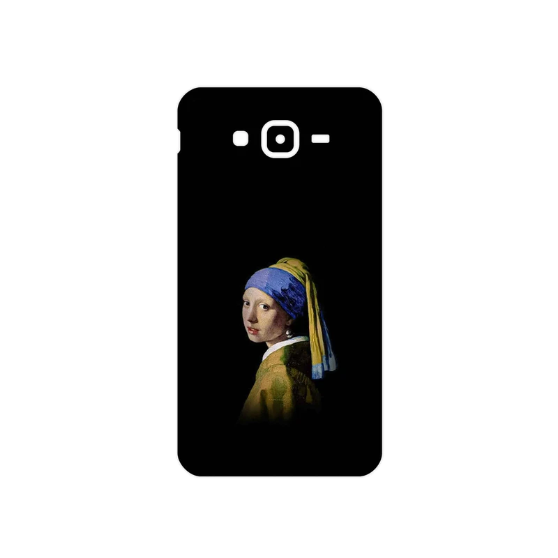 برچسب پوششی ماهوت مدل Girl with a Pearl Earring of Vermeer مناسب برای گوشی موبایل سامسونگ Galaxy J7 Core