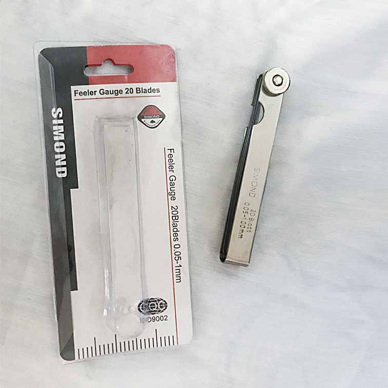 مجموعه 20 عددی آچار فیلر سیموند کد FG-20