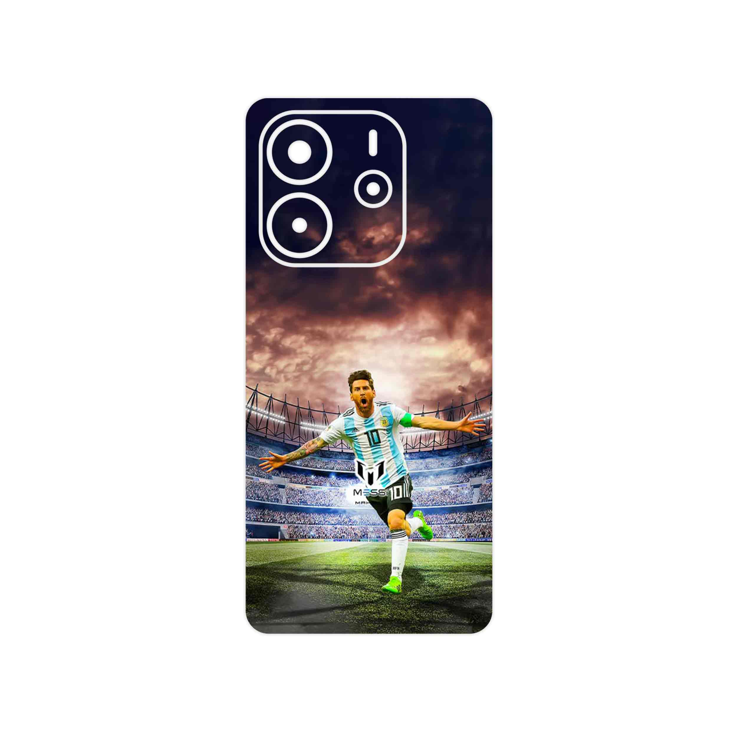برچسب پوششی ماهوت مدل Lionel Messi 2 مناسب برای گوشی موبایل شیائومی Redmi Note 14 4G