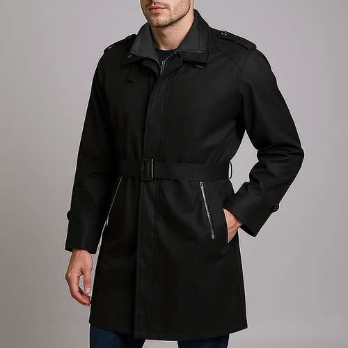 بارانی بلند مردانه مدل  01