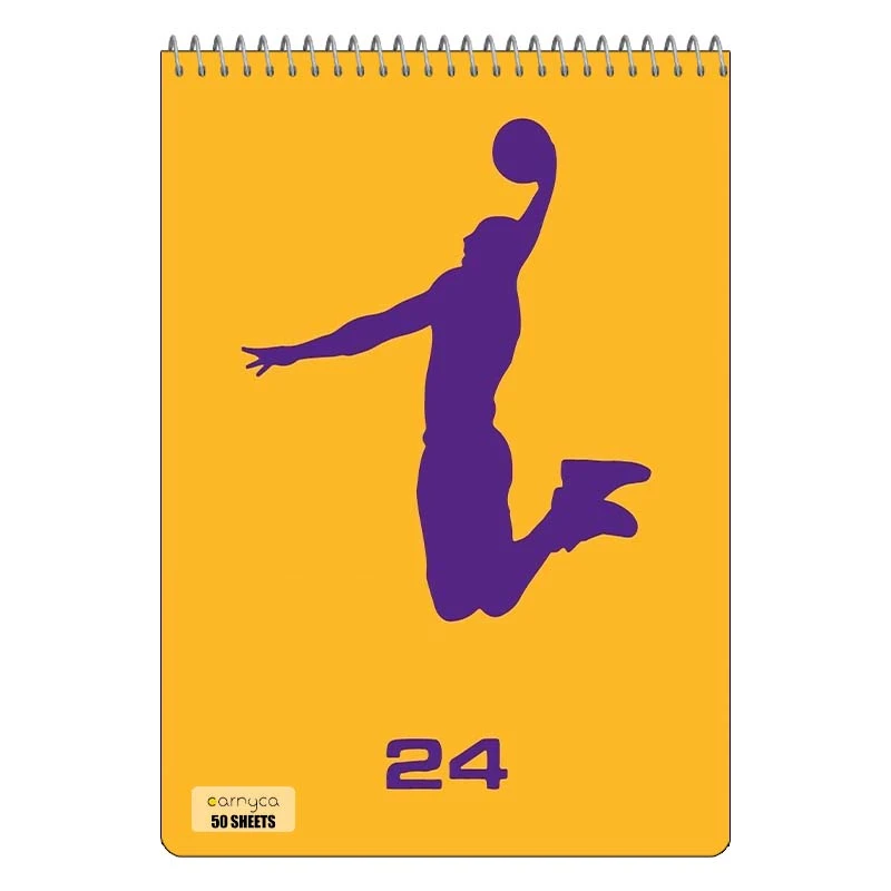 دفتر نقاشی 50 برگ سیمی کارنیکا طرح لیکرز Lakers کد 83282