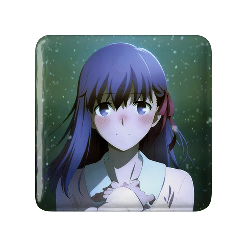 مگنت خندالو طرح ساکورا انیمه فیت استی نایت Fate Stay Night  مدل مربعی کد 22757