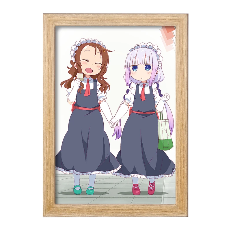 تابلو خندالو مدل سایکاوا و کانا انیمه اژدهای خدمتکار کوبایاشی کد 36309