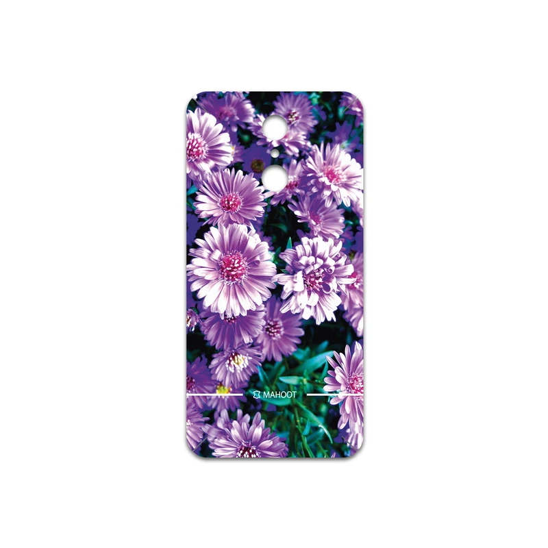 برچسب پوششی ماهوت مدل Purple-Flower مناسب برای گوشی موبایل ال جی Q7