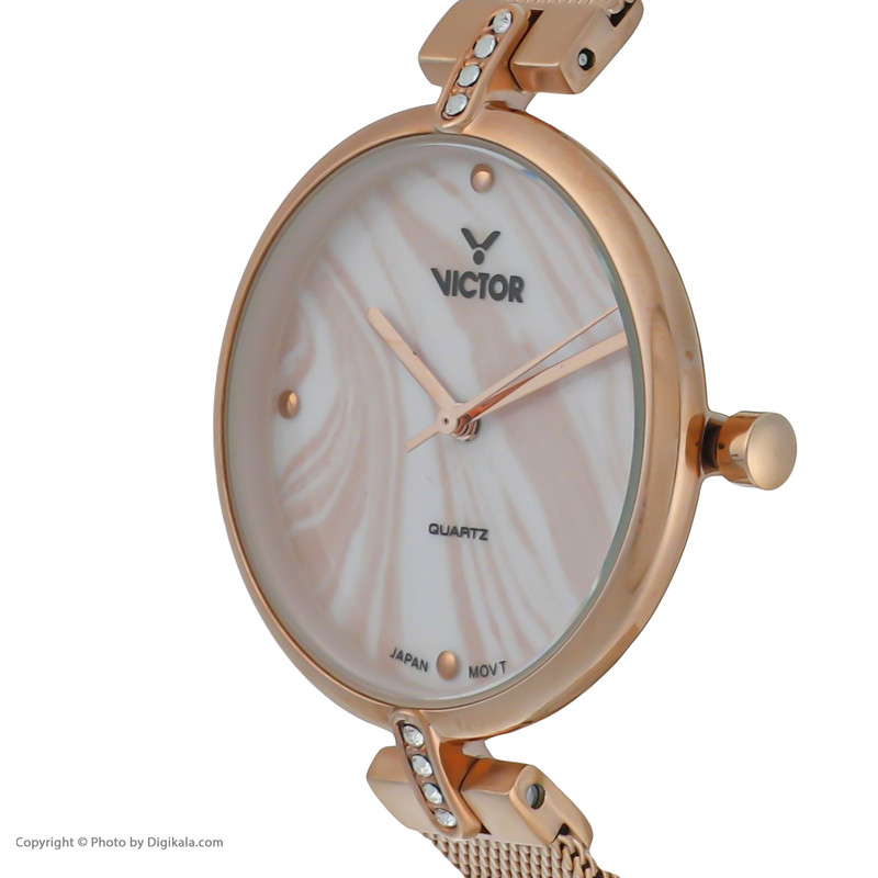 ساعت مچی عقربه ای زنانه ویکتور مدل V1351-02