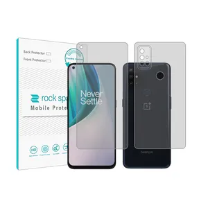 Rockspace clear screen protector HyGEL model suitable for OnePlus Nord N10 5G mobile phone with back protector