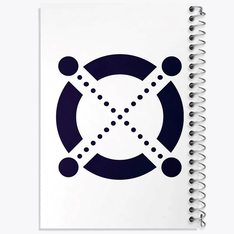 دفتر مشق 100 برگ خندالو طرح ارز دیجیتال الروند کد 4060