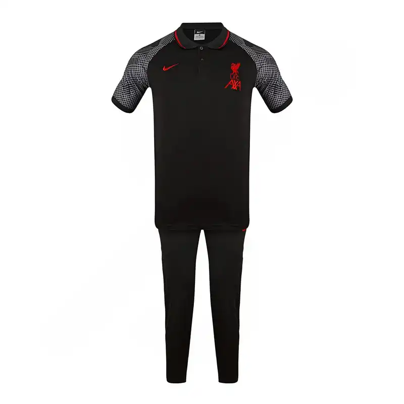 ست پولوشرت و شلوار ورزشی مردانه مدل فوتبال هتلی لیورپول کد NK-8105