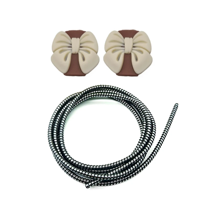 محافظ کابل شارژ و هندزفری طرح پاپیون مدل POP88 بسته سه عددی 