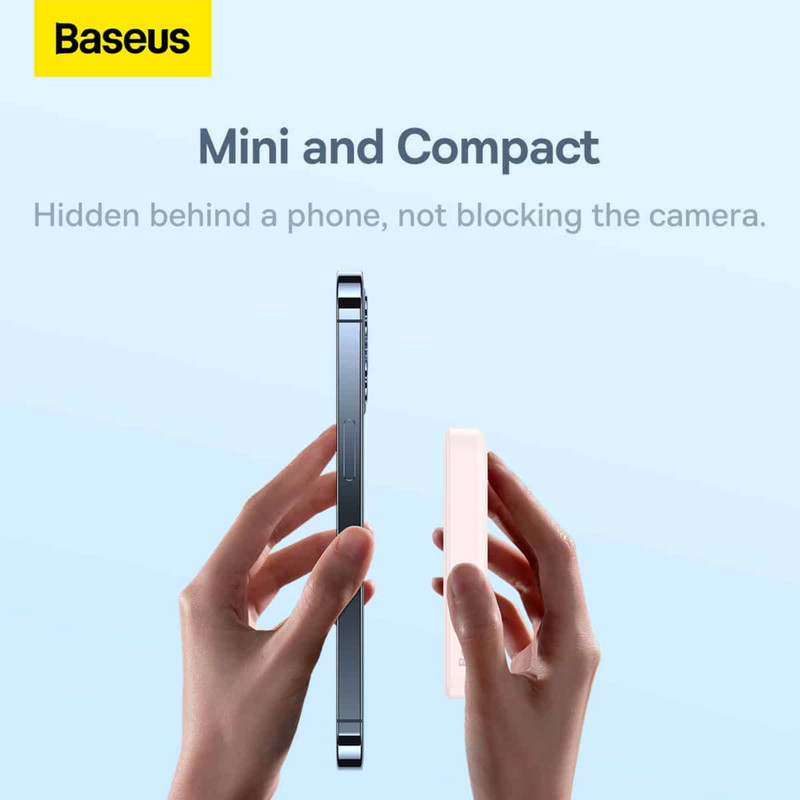 پاوربانک باسئوس مدل Magnetic Mini ظرفیت 10000 میلی آمپر ساعت
