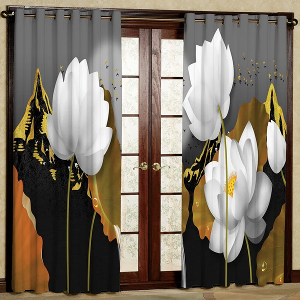 پرده مدل مخمل پانچی کد 7032 سایز 280x140 سانتی متر