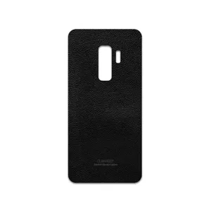 MAHOOT Black-Leather Cover Sticker for Samsung Galaxy S9 Plus