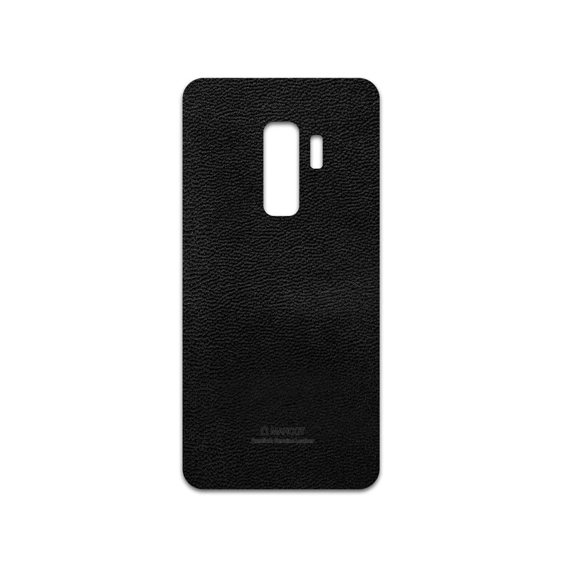 برچسب پوششی ماهوت مدل Black-Leather مناسب برای گوشی موبایل سامسونگ Galaxy S9 Plus