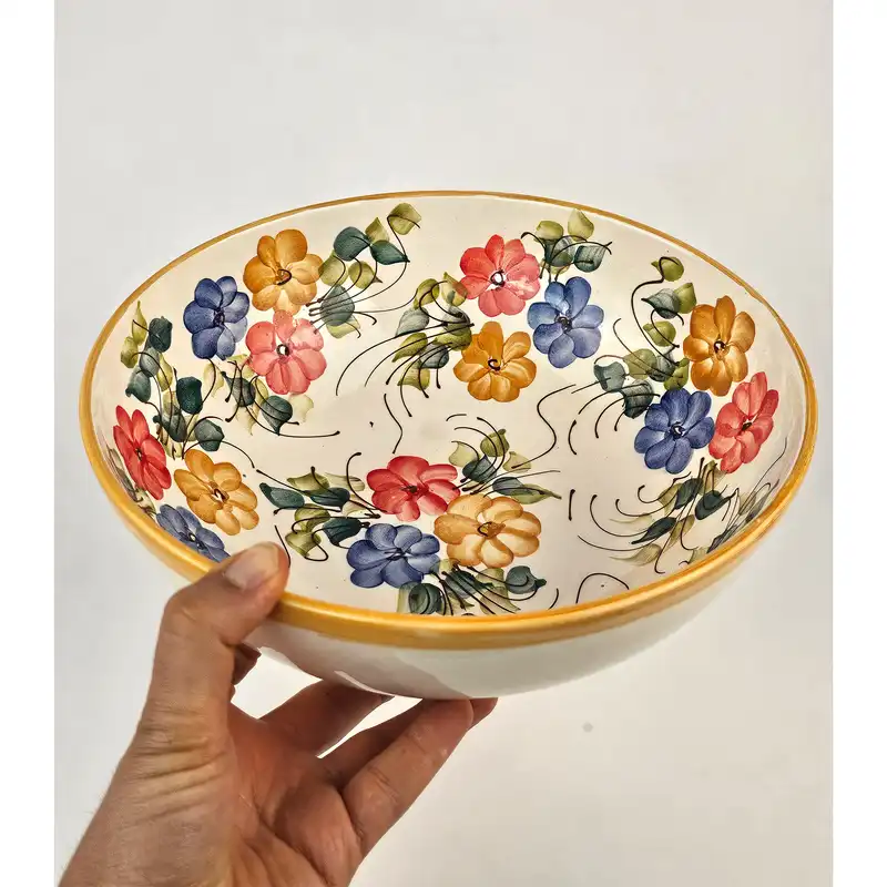 کاسه سرامیکی مدل سالاد خوری