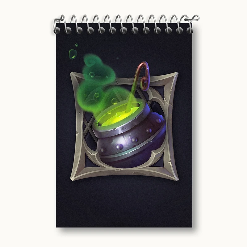 دفتر یادداشت 50 برگ خندالو مدل هری پاتر (Harry Potter) کد F866