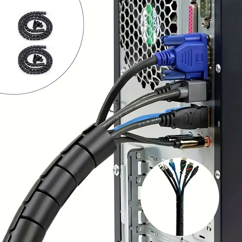 نظم دهنده سیم و کابل سیم جم مدل Cable Organizer بسته 2 عددی