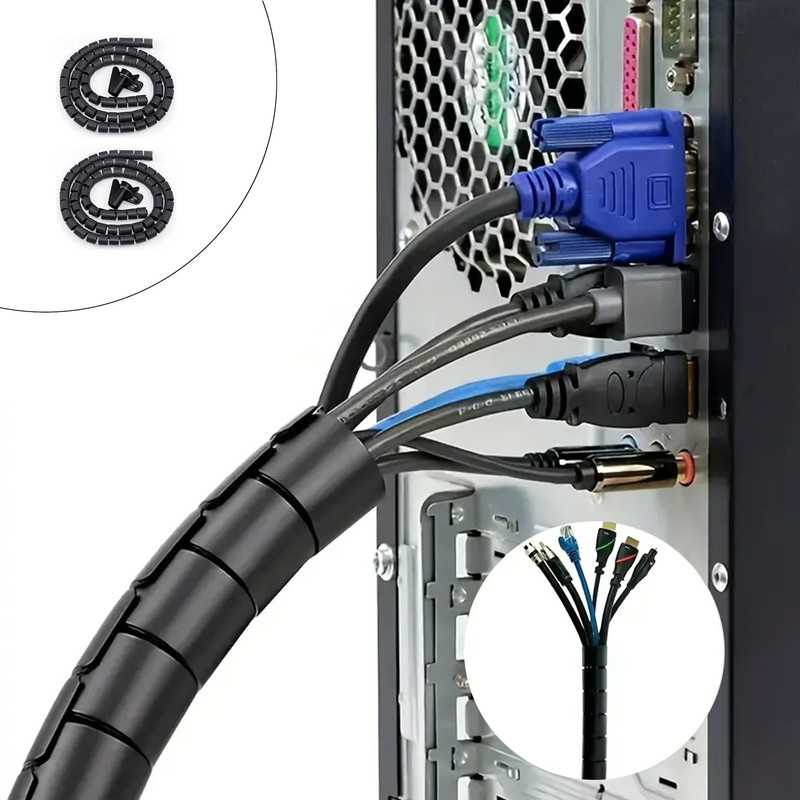 نظم دهنده سیم و کابل سیم جم مدل Cable Organizer بسته 2 عددی