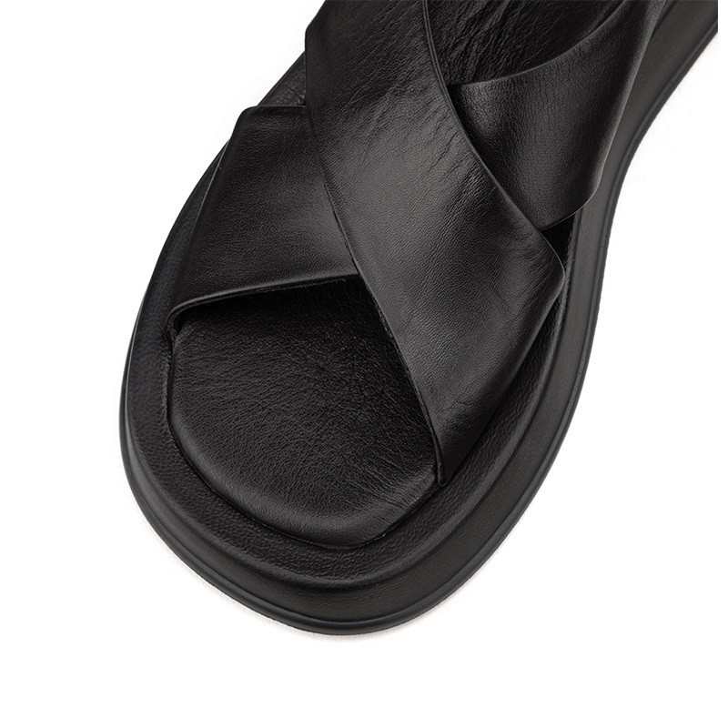 صندل زنانه چرم مشهد مدل j2564