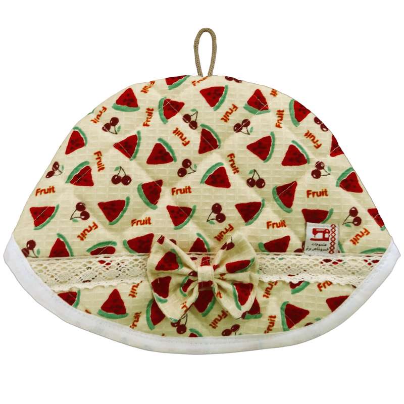 روقوری منسوجات خسروشاهی برتر مدل کلاهی طرح میوه ای کد RG1019