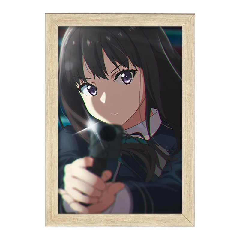 تابلو خندالو مدل تاکینا انیمه لیکوریس ریکویل Lycoris Recoil  کد 23101