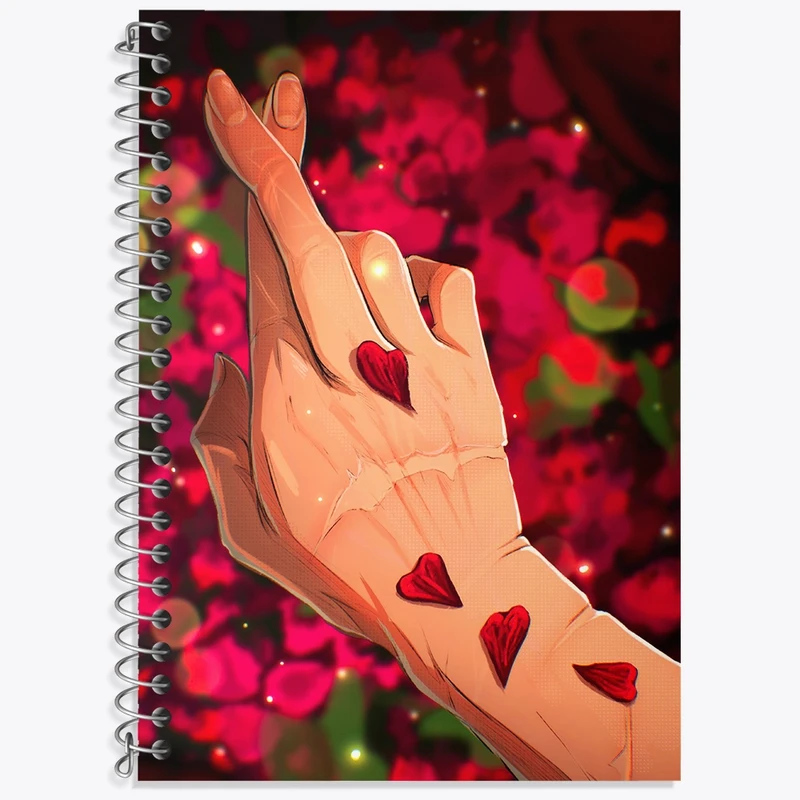 دفتر زبان 50 برگ خندالو مدل سه خط طرح وش انیمه تریگان (Trigun) کد 36252