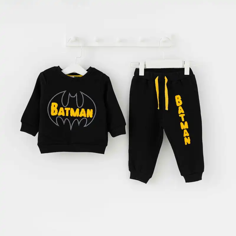 ست سویشرت و شلوار نوزادی ایندیگو مدل 296014 رنگ مشکی