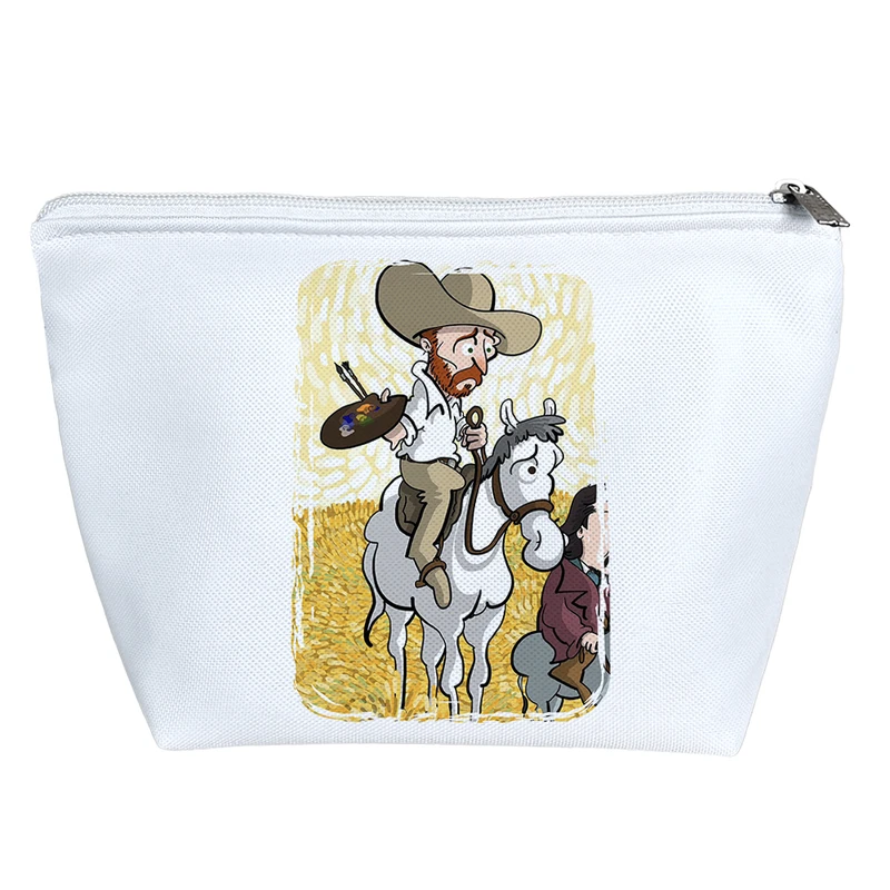 کیف لوازم آرایش دخترانه خندالو مدل ونسان ونگوگ کد 5542