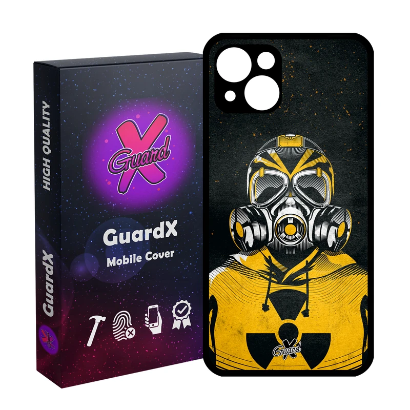 کاور گارد ایکس طرح Mask مدل Glass10164 مناسب برای گوشی موبایل اپل iPhone 13
