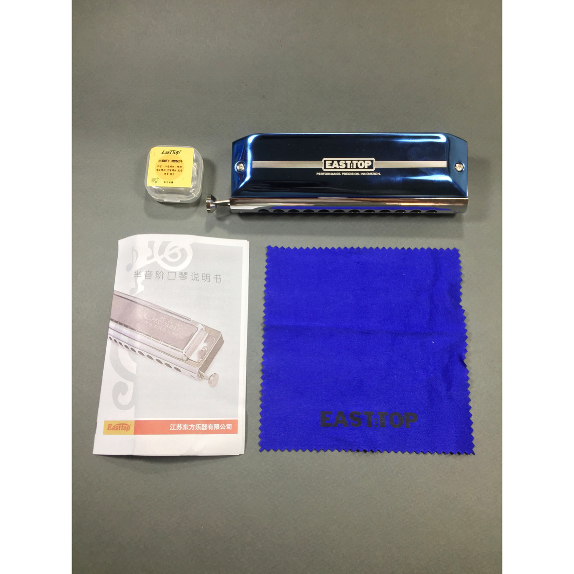 ساز دهنی کروماتیک ایستاپ مدل EAP-12 BLUE