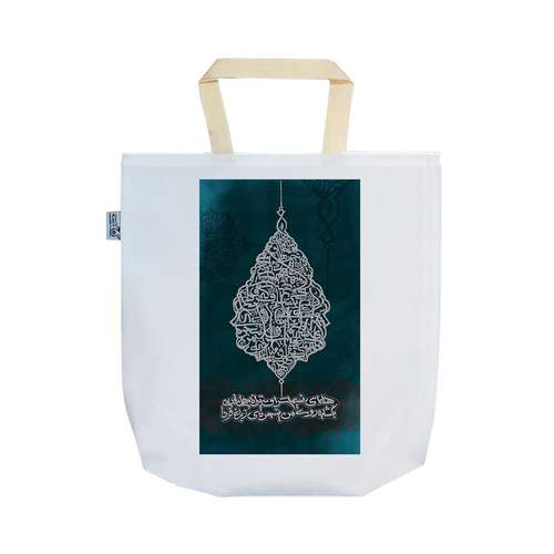 ساک خرید ترمه طراحان ایده مدل بگشا به روی من پنجره ای ز باغ فردا کد ers004