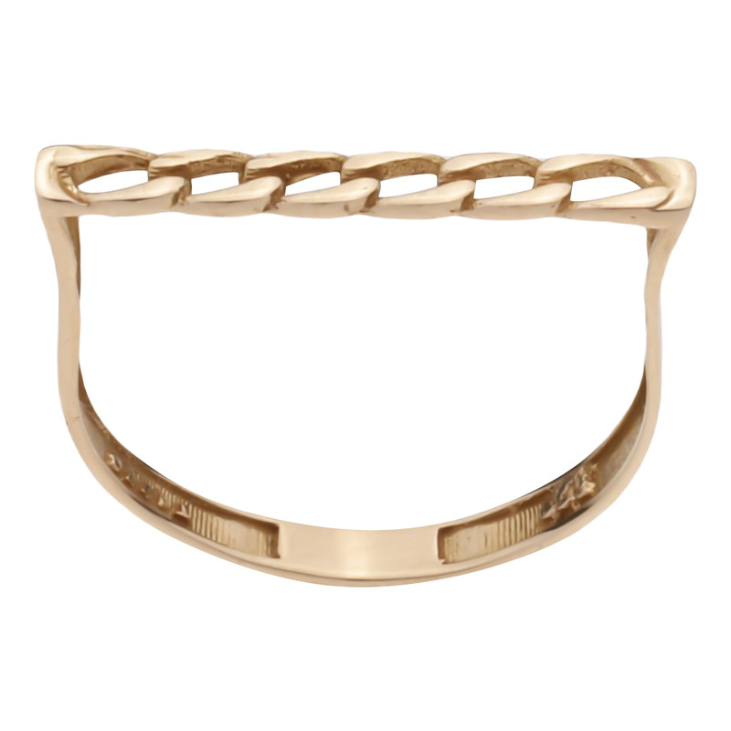 انگشتر طلا 18 عیار زنانه با طرح کارتیه مایا ماهک مدل MR1337 سایز 56