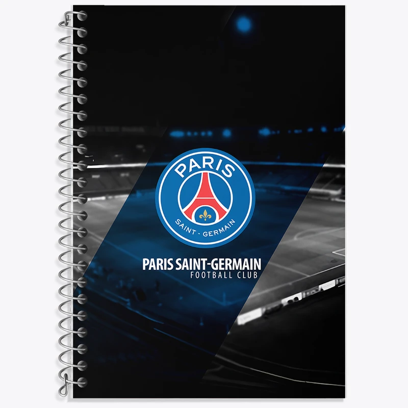 دفتر زبان 50 برگ خندالو مدل دو خط طرح پاری سن ژرمن (Paris Saint Germain) کد F6897