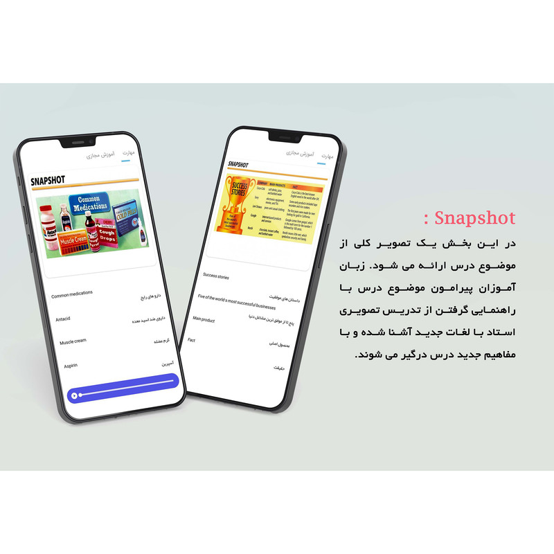 اپلیکیشن مکالمه و لغت انگلیسی شیرین اندروید نشر ساتل