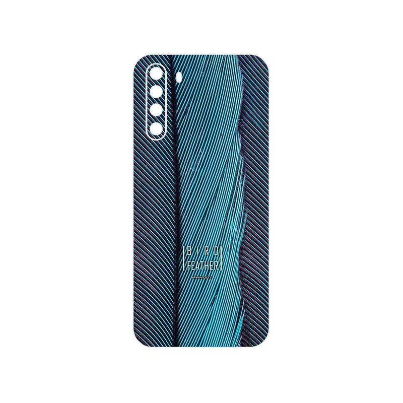 برچسب پوششی ماهوت مدل Turquoise feathers مناسب برای گوشی موبایل جی پلاس X10