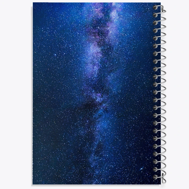 دفتر مشق 50 برگ خندالو طرح کهکشان (galaxy) کد F6712