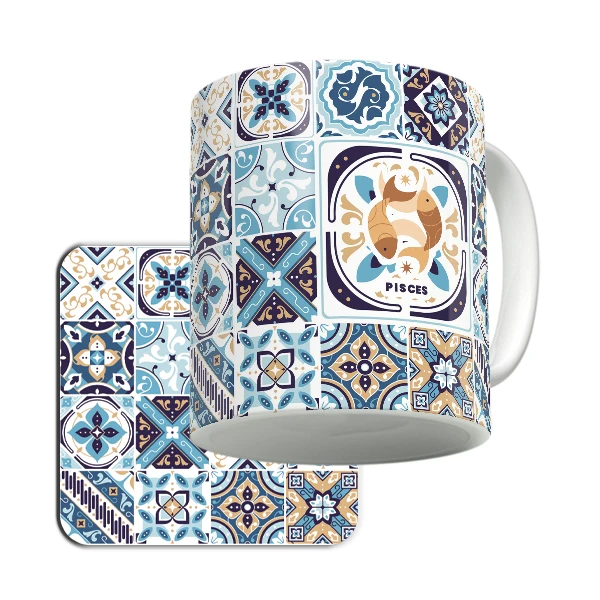 ماگ لاژید مدل نماد اسفند به همراه زیرلیوانی