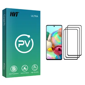 HVT PV glass Screen Protector For Samsung Galaxy A71 Pack Of 3